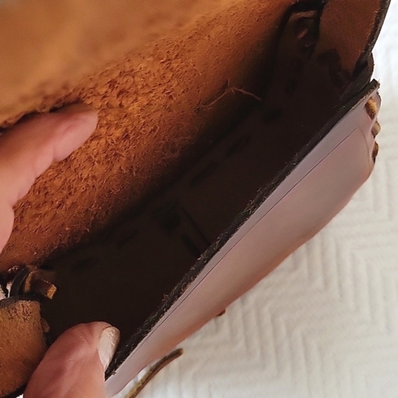 Vintage Tooled Leather Handbag - Picture 10 of 11